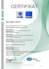 Certifikat DIN EN ISO 9001:2015