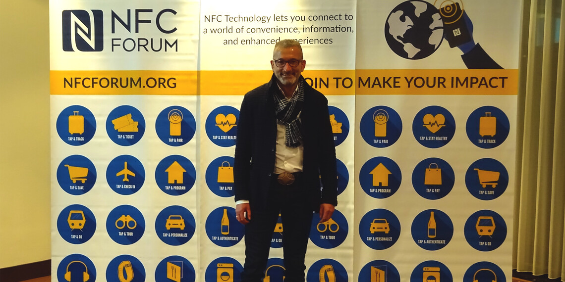 Klaus Dargahi at the NFC Forum in Berlin | smart-TEC